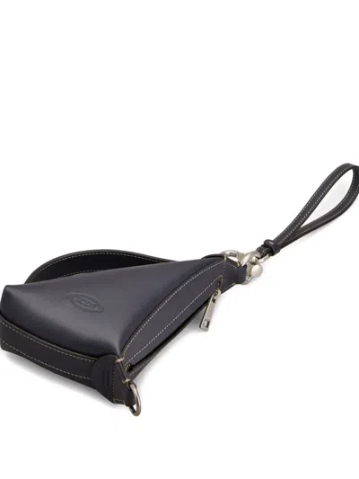 Tod's Dreieckiges Portemonnaie In Black