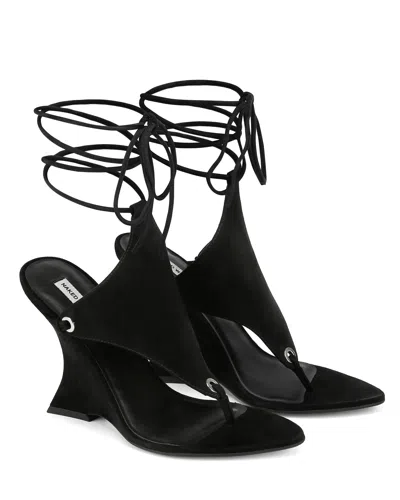 Naked Wolfe Rampage Wedge In Black