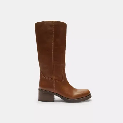 Coach Tall Boot In Brown