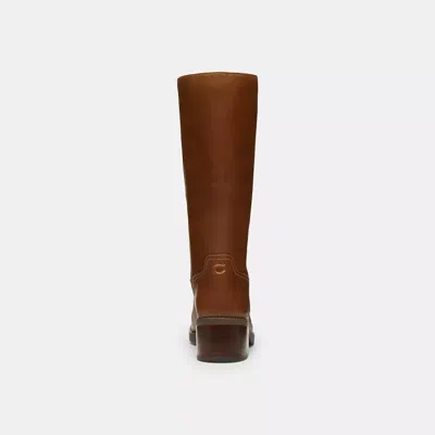 Coach Tall Boot In Brown