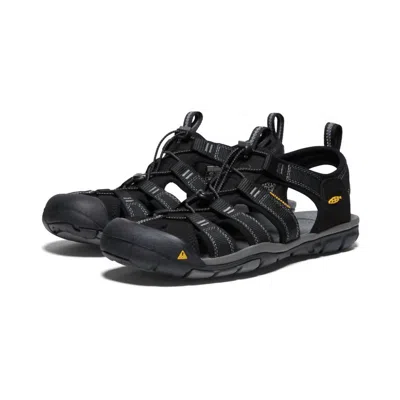 Keen Men's Clearwater Cnx Shoes In Black/gargoyle In Multi