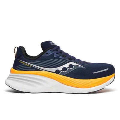Saucony Men's Hurricane 24 Running Shoe In 211 Navy/peel In Multi