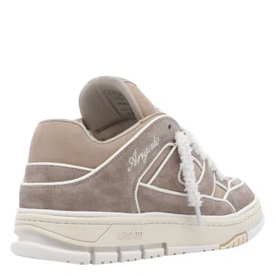 Axel Arigato Low-top Nubuck Sneakers With Embroidered Logo In Multi