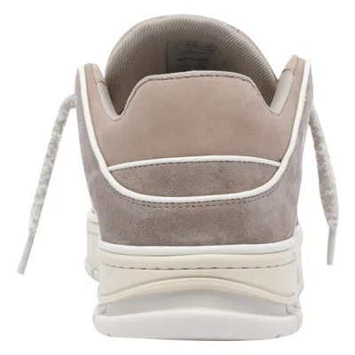 Axel Arigato Low-top Nubuck Sneakers With Embroidered Logo In Multi