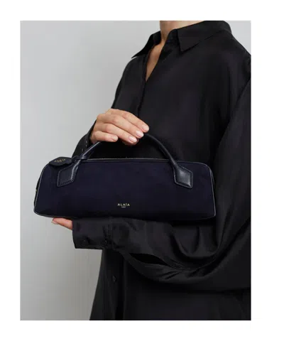 Alaïa Womens Noir Le Teckel Small Leather Shoulder Bag In Black