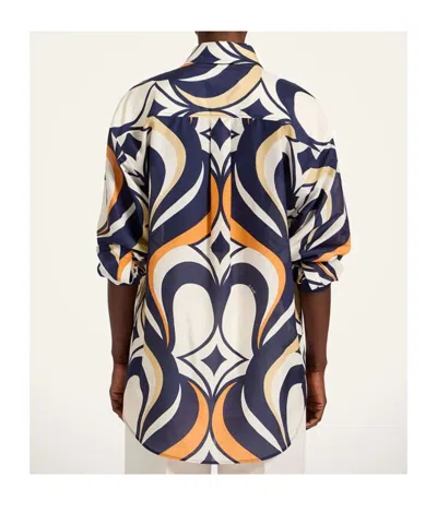 La Doublej Better Than Your Boyfriend's Abstract-print Shirt In Multi