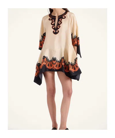 La Doublej Malibu Mini Dress In Multi