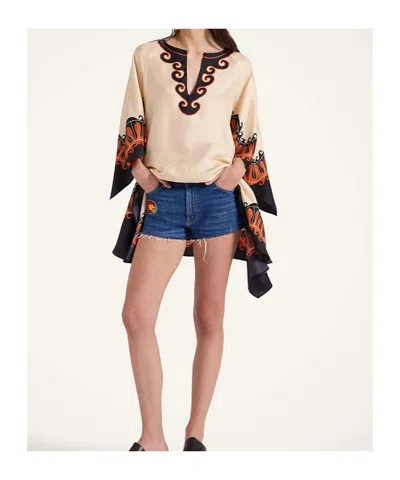 La Doublej Malibu Mini Dress In Multi