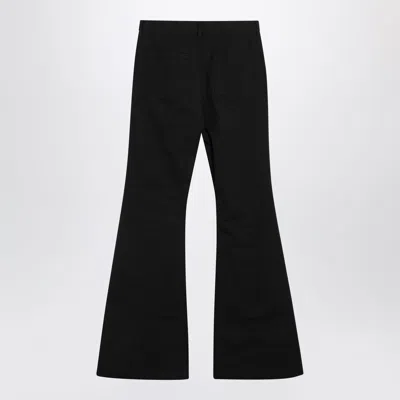 Rick Owens Bolans Flared Trousers In Black