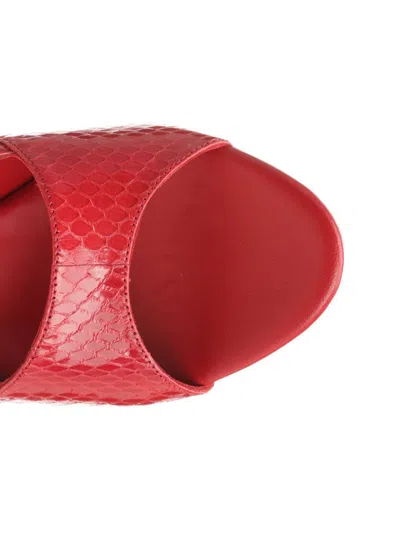 Miu Miu Slingback High-heeled Sandals In Red