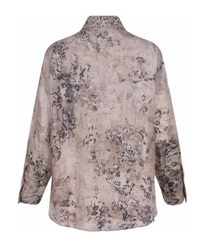 Alysi Shirt Made Of Silk. In Brown