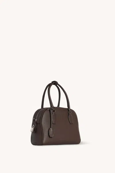 The Row India 10.0 Top-handle Bag In Calfskin Leather In Brown