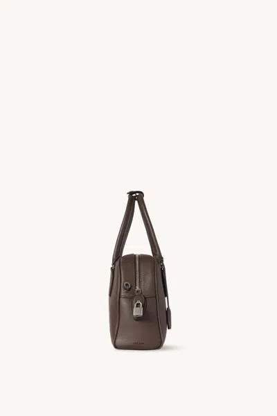 The Row India 10.0 Top-handle Bag In Calfskin Leather In Brown