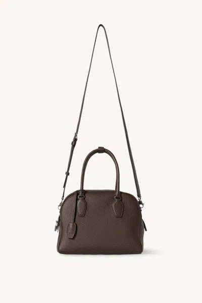 The Row India 10.0 Top-handle Bag In Calfskin Leather In Brown