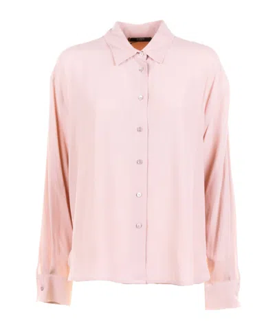 Seventy Long-sleeve Button-down Shirt In Pink