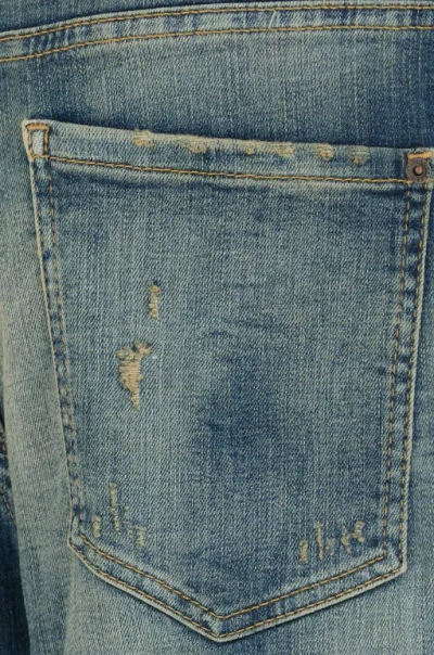 Magliano Logo Patch Jeans In Blue