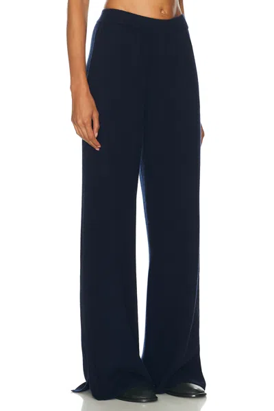 Eaves Hansen Wool Cashmere Pant In Blue