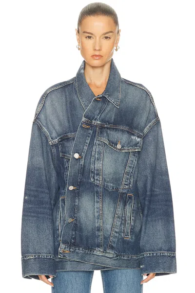 Agolde Woman Blue Jackets