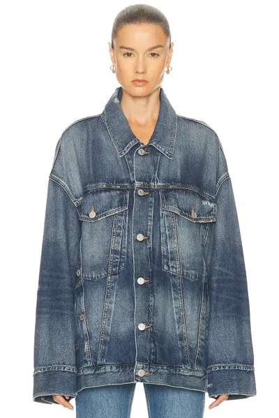 Agolde Woman Blue Jackets