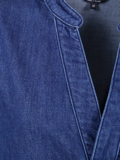 Apc A.p.c. "annelie" Dress In Blue