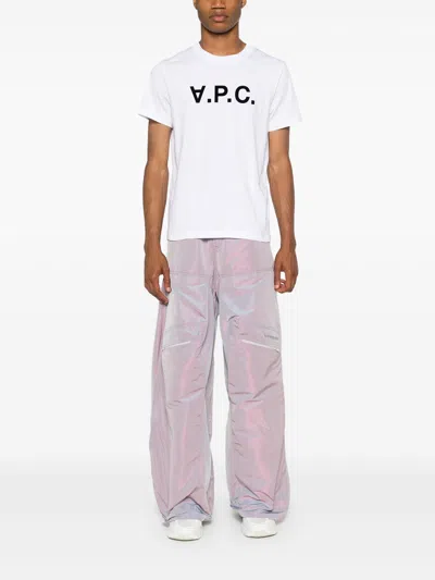 Apc A.p.c. Standard Grand Vpc Cotton T-shirt In White