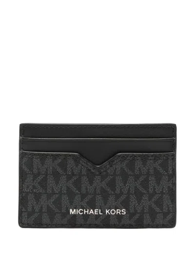 Michael Kors Hudson Credit Card Holder In Black