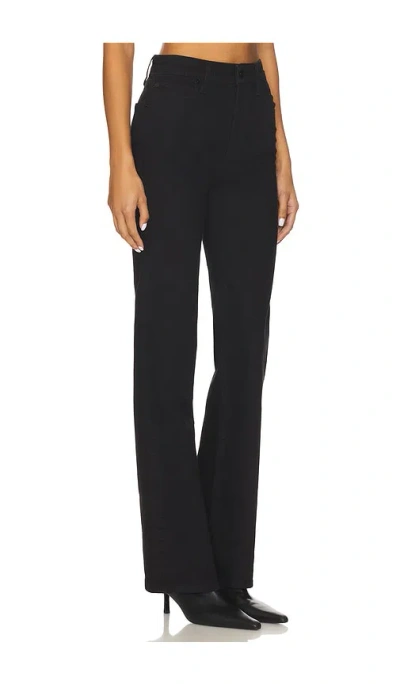 Frame The Arrow High Waist Straight Leg Jeans In Black