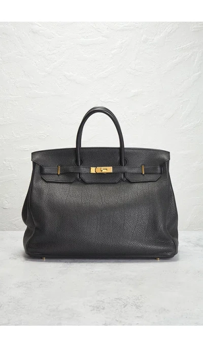 Fwrd Renew Hermes Togo Birkin 40 Handbag In Black
