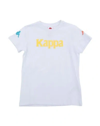 Kappa Toddler Boy T-shirt White Size 3 Cotton, Elastane In White