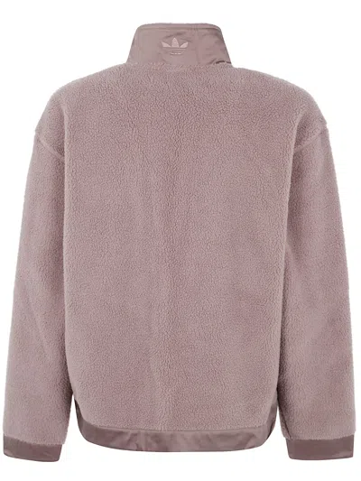 Adidas Originals Adidas "p Ess Fleece" Jacket Clothing In Brown