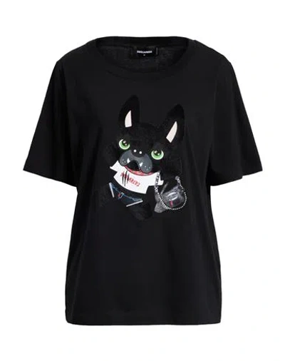 Dsquared2 Short-sleeved T-shirt In Black