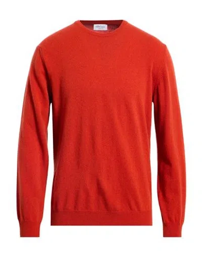 Heritage Man Sweater Rust Size 42 Wool, Cashmere In Brown