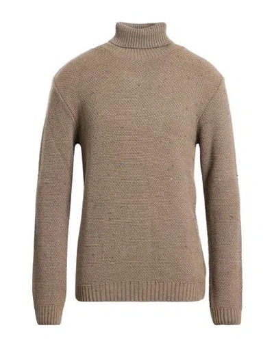 Why Not Brand Man Turtleneck Khaki Size Xl Modal, Wool In Brown