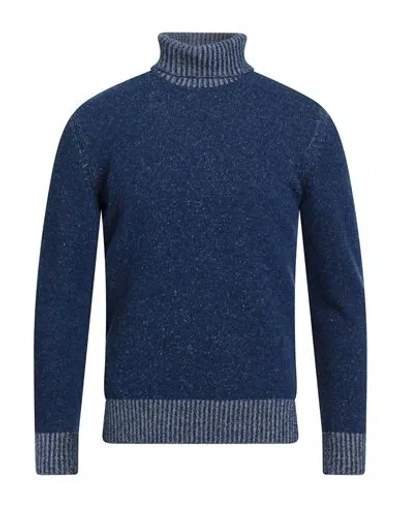 Masq Man Turtleneck Blue Size 38 Wool
