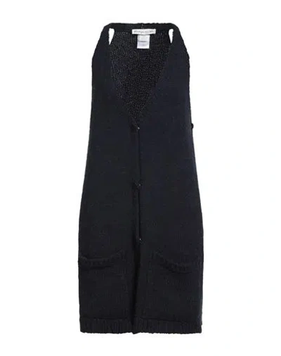 Pdr Phisique Du Role Woman Cardigan Navy Size Onesize Acrylic, Alpaca Wool, Wool In Black