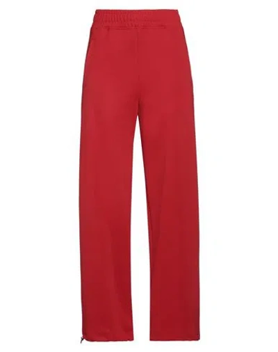 Jw Anderson Velvet Trousers In Red