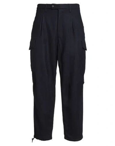 Mackintosh Man Pants Midnight Blue Size Xl Virgin Wool In Blue