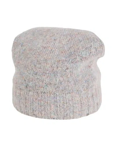 Kangra Cashmere Kangra Woman Hat Taupe Size Onesize Cotton, Alpaca Wool, Polyamide, Wool, Elastane In Multi