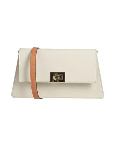 Furla Woman Cross-body Bag Ivory Size - Leather In White