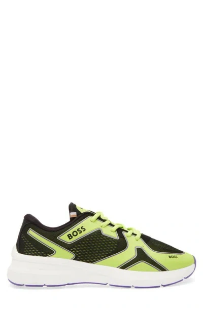 Hugo Boss Boss Owen Runn Empr Sneaker In Green