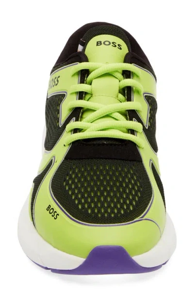 Hugo Boss Boss Owen Runn Empr Sneaker In Green
