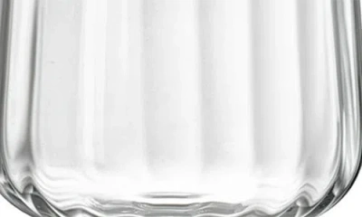 Luigi Bormioli Optica Set Of 4 Sparkling Wine Flutes In Transparent