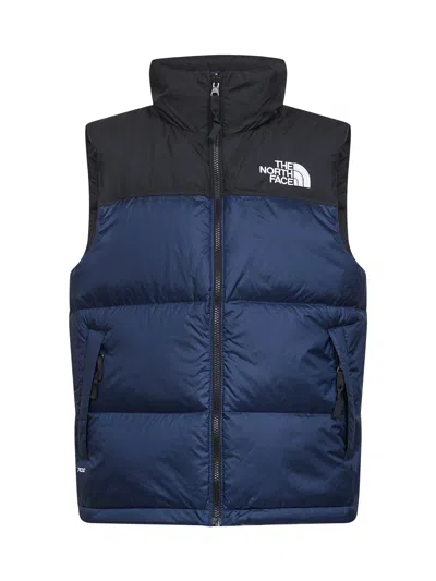 The North Face Sleeveless Down Jacket Nuptse 1996 In Blue