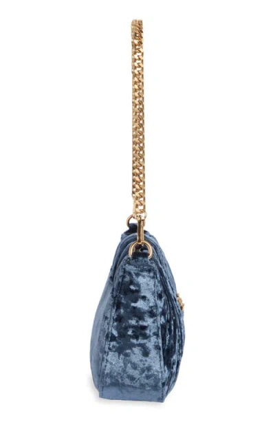 Sam Edelman Ellie Pleated Clutch In Blue