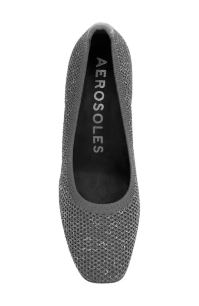 Aerosoles Women's Casanna Knit Pump In Gray