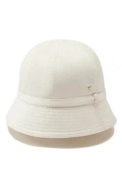 Helen Kaminski Alizee Canvas Bucket Hat In White