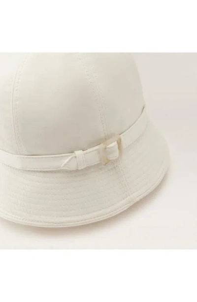 Helen Kaminski Alizee Canvas Bucket Hat In White