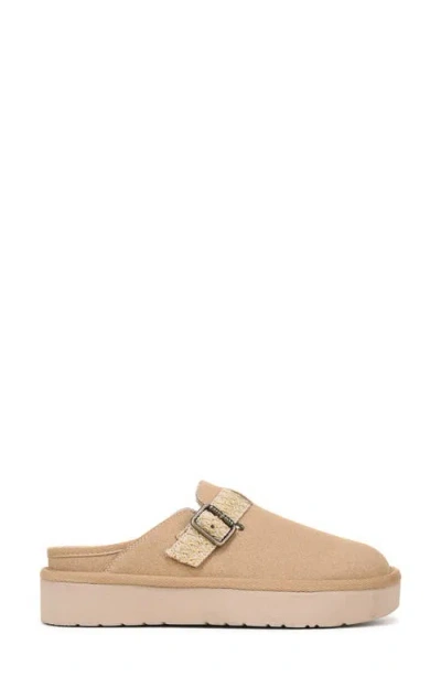 Blowfish Malibu Women's Monday Round Toe Platform Mules In Brown