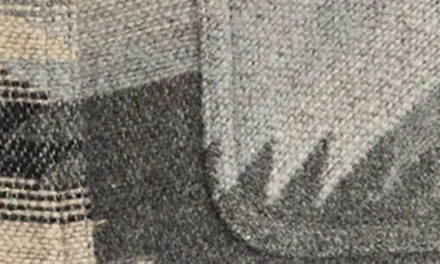 Jachs Geometric Jacquard Faux Shearling Lined Jacket In Multi