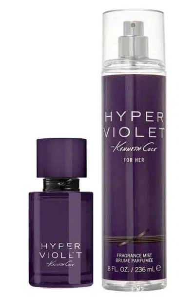 Kenneth Cole Hyper Violet Eau De Parfum 2-piece Set In Transparent